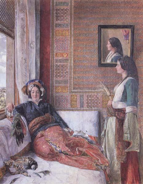 John Frederichk Lewis RA Hhareem Life,Constantinople (mk46) China oil painting art